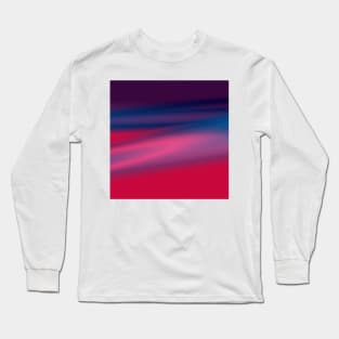 red blue pink texture art Long Sleeve T-Shirt